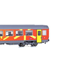 copy of LSMODELS 40313 - 3 Voitures VTU livrée TER Languedoc Roussillon, Ep VI - SNCF