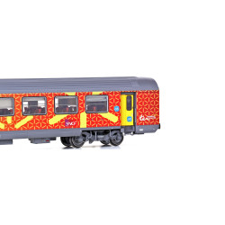 copy of LSMODELS 40313 - 3 Voitures VTU livrée TER Languedoc Roussillon, Ep VI - SNCF