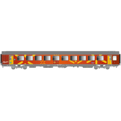 copy of LSMODELS 40313 - 3 Voitures VTU livrée TER Languedoc Roussillon, Ep VI - SNCF