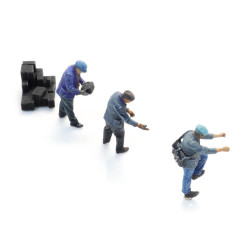 Artitec 7875032 - Personnel chargeant des briquettes - SNCF - à peindre
