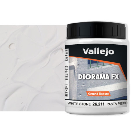 Vallejo 26.211 – Pierre artificielle Blanche – White Stone Paste