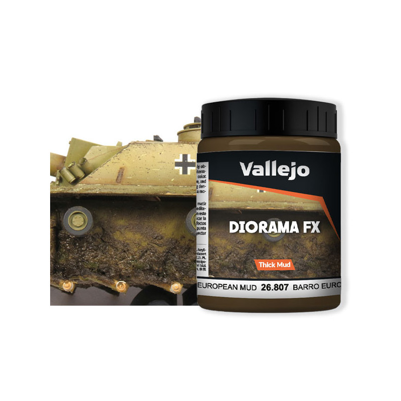 Vallejo 26.807 – Boue épaisse Européenne – European Thick Mud