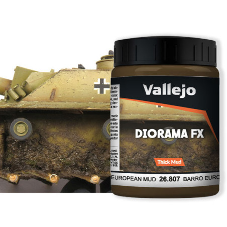 Vallejo 26.807 – Boue épaisse Européenne – European Thick Mud