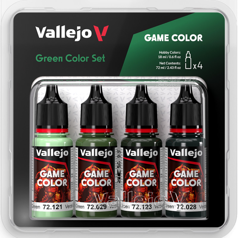 Vallejo 72.384 – Color Set Vert