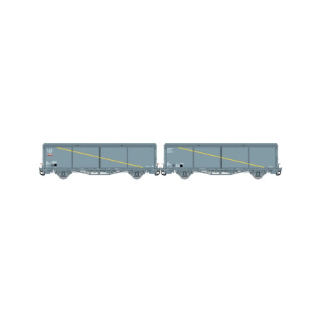 Train160 16033 - Set De 2 Wagons SNAV Toits Bas EVS Époque IV/V