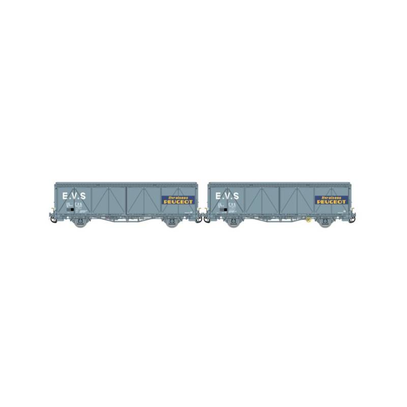 Train160 16040 -  De 2 Wagons SNAV Toits Hauts PEUGEOT Époque IV