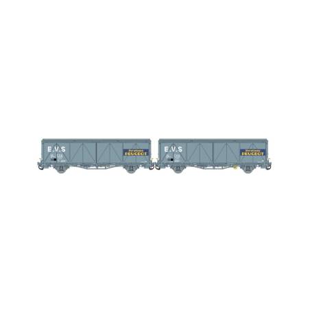 Train160 16040 -  De 2 Wagons SNAV Toits Hauts PEUGEOT Époque IV