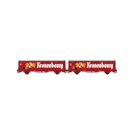 Train160 16043 -  De 2 Wagons SNAV Toits Bas EVS Kronembourg Époque IV/V