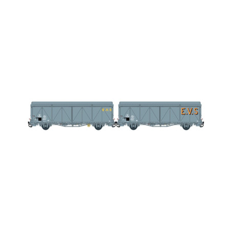 Train160 16048 -  2 Wagons SNAV Toits Hauts EVS Époque III