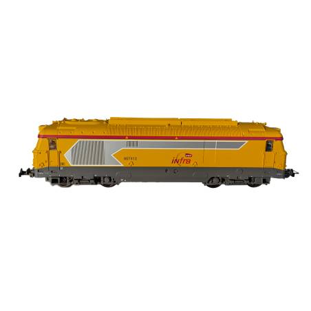 Piko 95175 - LOCOMOTIVE DIESEL BB 67412 - SNCF - LIVRÉE INFRA