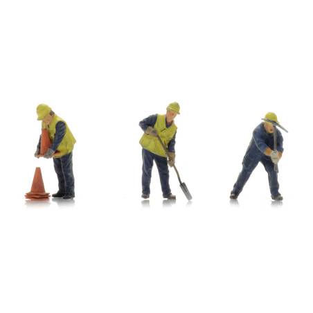Artitec 5870037 - Travailleurs de la voie 1970-90 (3x)