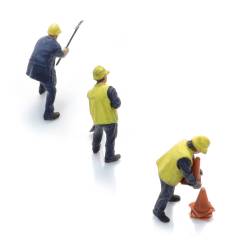 Artitec 5870037 - Travailleurs de la voie 1970-90 (3x)