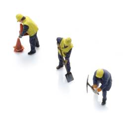 Artitec 5870037 - Travailleurs de la voie 1970-90 (3x)