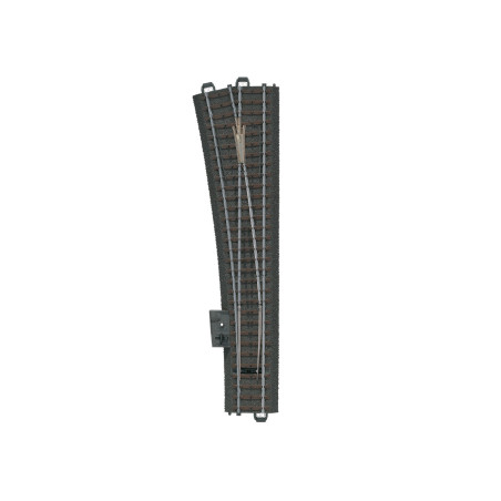 Märklin 24711 - Aiguillage à gauche Märklin, grand rayon, longueur 236,1 mm