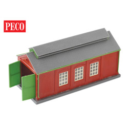 Peco NB-5 - Hangar à locomotive, en brique