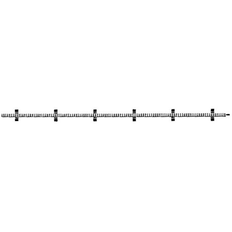 Fleischmann 6412 - Crémaillère flexible pour voie PROFI FLEISCHMANN