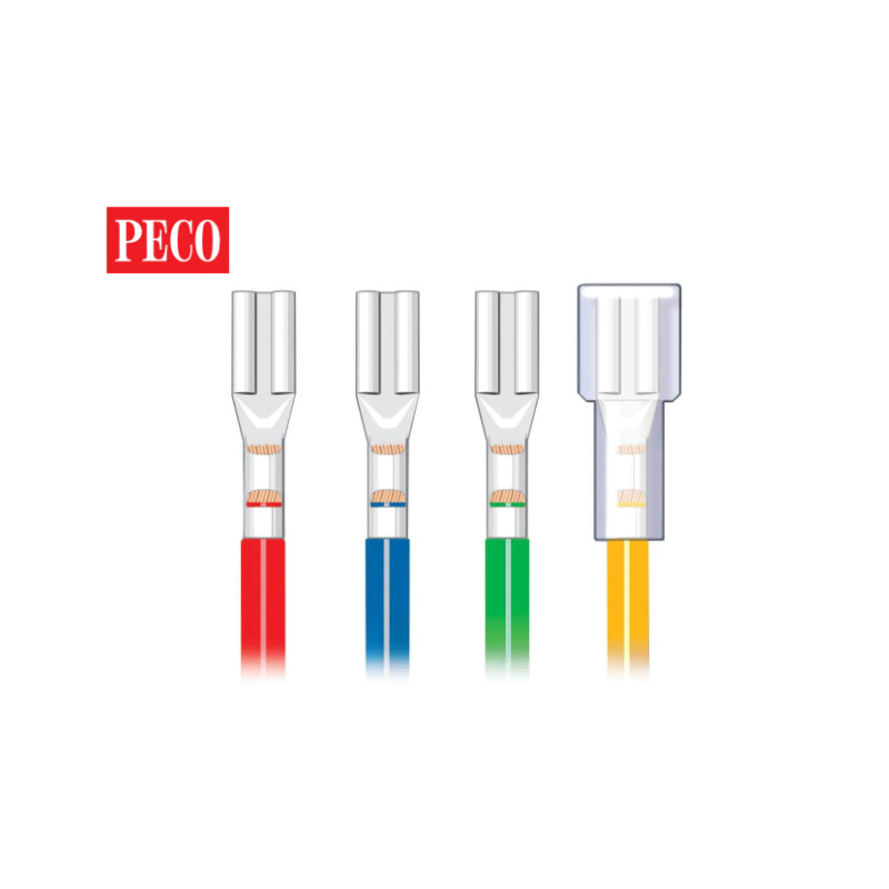 Peco PL-31 - 10 cosses de fixation pour fils