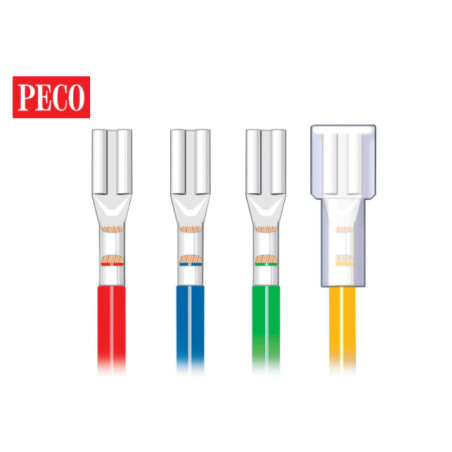 Peco PL-31 - 10 cosses de fixation pour fils