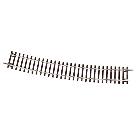 ROCO 42427 - Courbe R9, r 826,4 mm 15° Traverses bois