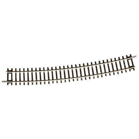 ROCO 42428 - Courbe R10, r 888mm 15°. Contre-courbe pour aiguillages 15°.Traverses bois