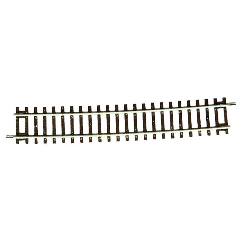 ROCO 42430 - Courbe R20, r 1962 mm 5°. Deux contre-courbes pour aiguillages 10°.Traverses bois
