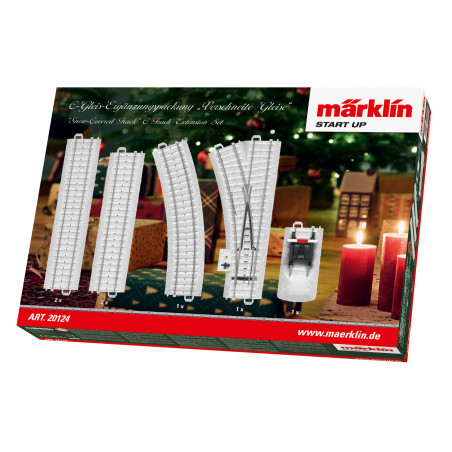 Märklin Start up 20124 - voie C - coffret de complément "Voie enneigée"
