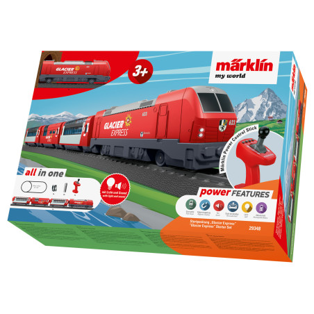 Märklin my world 29348 - Coffret de départ "Glacier Express"