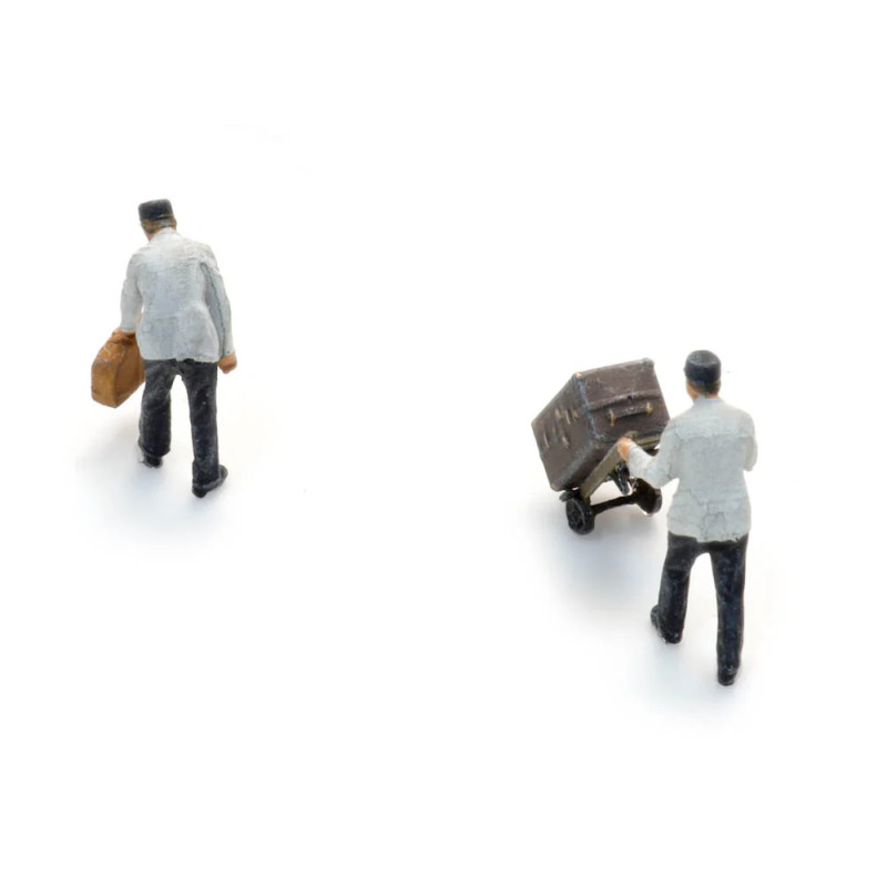 Artitec 5160004 - Gleispersonal mit Gepäckwagen