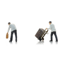 Artitec 5160004 - Porteurs de chemin de fer avec bagages 2x