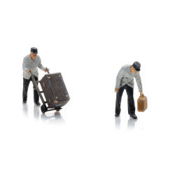 Artitec 5160004 - Gleispersonal mit Gepäckwagen