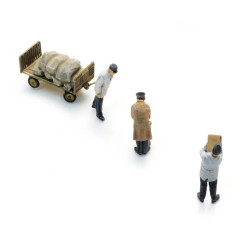 Artitec 5160005 - Gleispersonal mit Postwagen