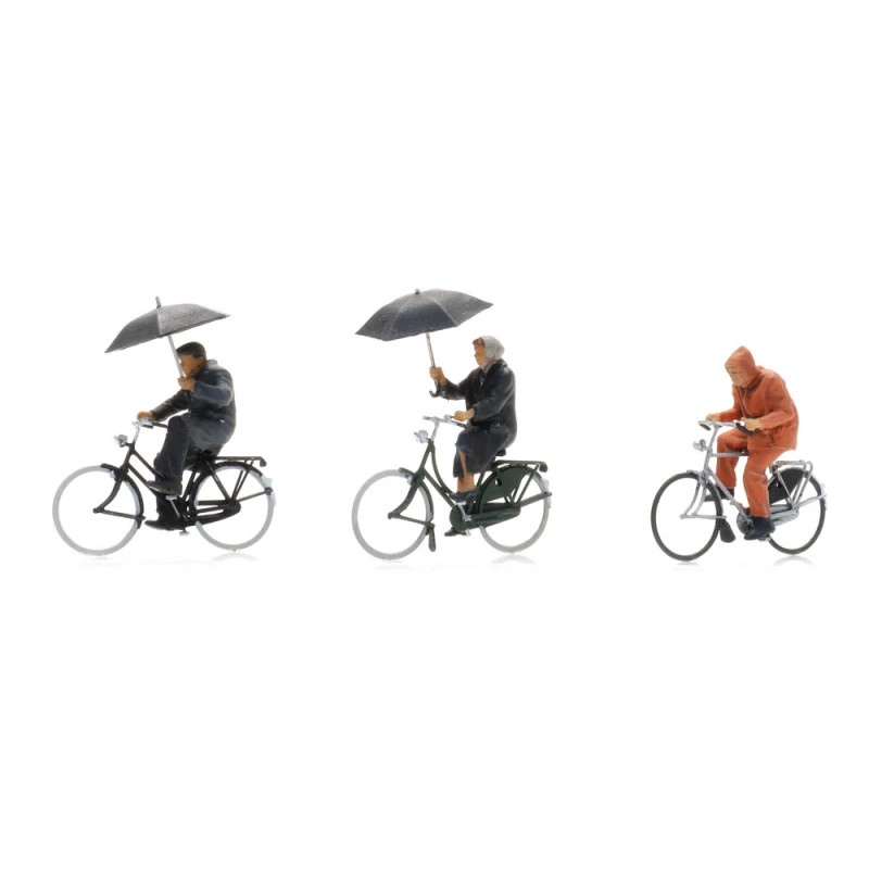 Artitec 5870016 - Cyclistes sous la pluie 3x