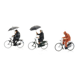 Artitec 5870016 - Cyclistes sous la pluie 3x