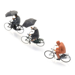 Artitec 5870016 - Cyclistes sous la pluie 3x