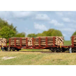 Marklin 47154 - Stake Car Set for Wood Transport