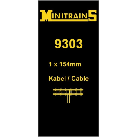 9303 - Rail 154 mm avec prise de courant