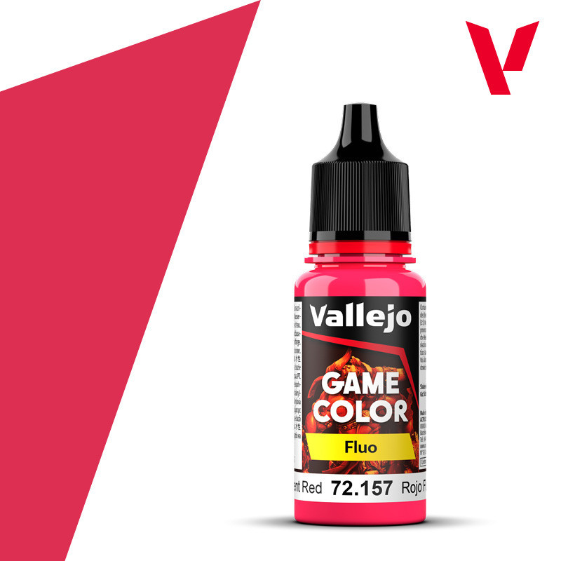Game Color Fluo 72.157 - Fluorescent Red