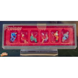 Preiser 14095 - 6 personnages assis