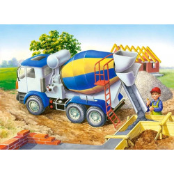Castorland B-06618-1 - Baustelle - PUZZLE 60 TEILE