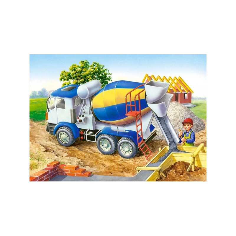 Castorland B-06618-1 - Baustelle - PUZZLE 60 TEILE