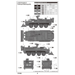 Trumpeter 07456 - Trumpeter: M1132 Stryker Engineer Squad Vehicle w/SOB in 1:72