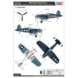 Hobby Boss  81788 - F4U-1A/2 Corsair (2 in 1) in 1:48