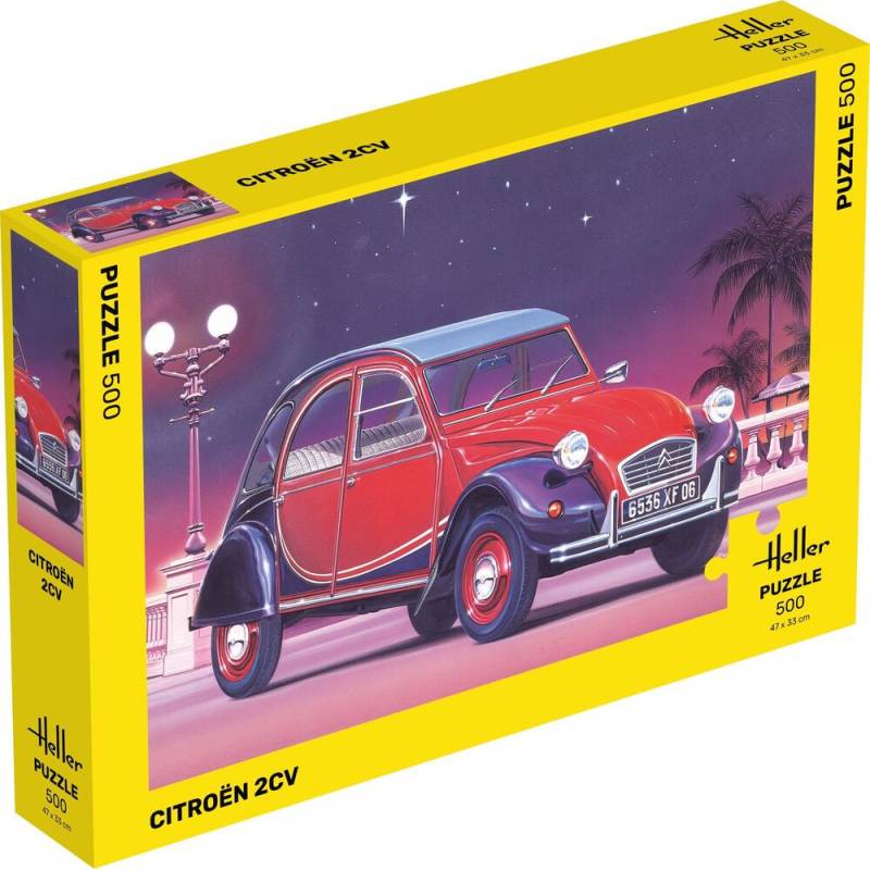 Heller 20766 - PUZZLE CITROEN 2CV 500 PIECES