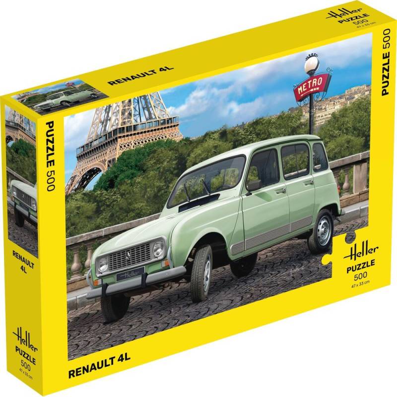 Heller 20759 - PUZZLE RENAULT 4L 500 PIECES
