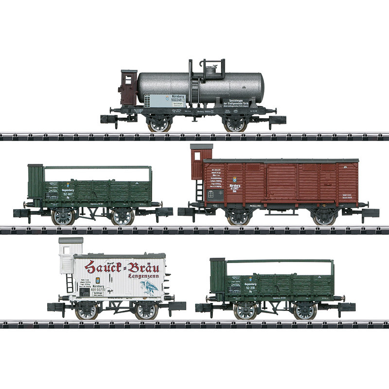 MINITRIX 15715 - Coffret de wagons marchandises "150 ans de chemins de fer vicinaux"