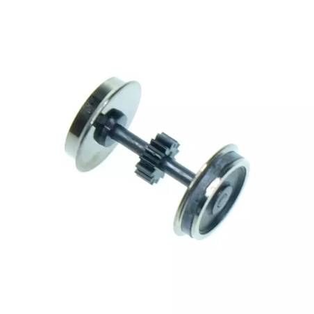 Roco 145024 - Essieu métal avec 1 bandage et engrenage pour locomotive Roco Y800