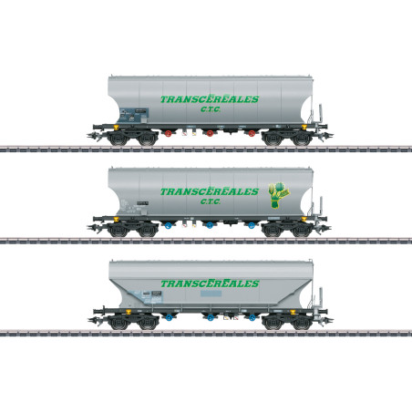 Marklin 46346 - Coffret de wagons-silos pour le transport de céréales