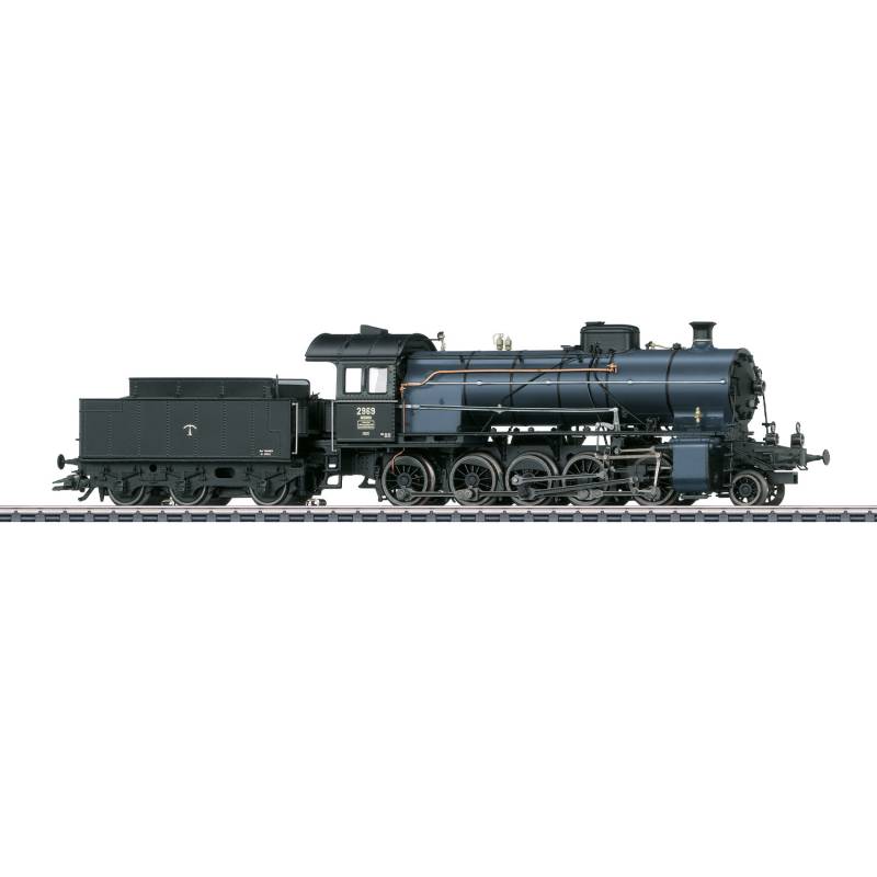 Marklin 39253 - Dampflokomotive mit Schlepptender Serie C 5/6 "Elefant"