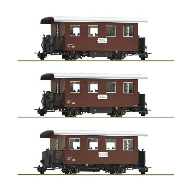 Roco 34103 - Coffret de 3 pièces: Voitures à voie étroite, ÖBB