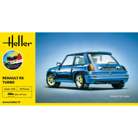 Heller 56150 - STARTER KIT Renault R5 Turbo